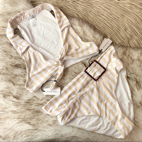 WeWoreWhat Shortbread Buckle Bikini - Picture 2 of 14